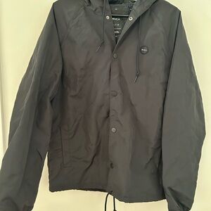 RVCA Charcoal Windbreaker Jacket